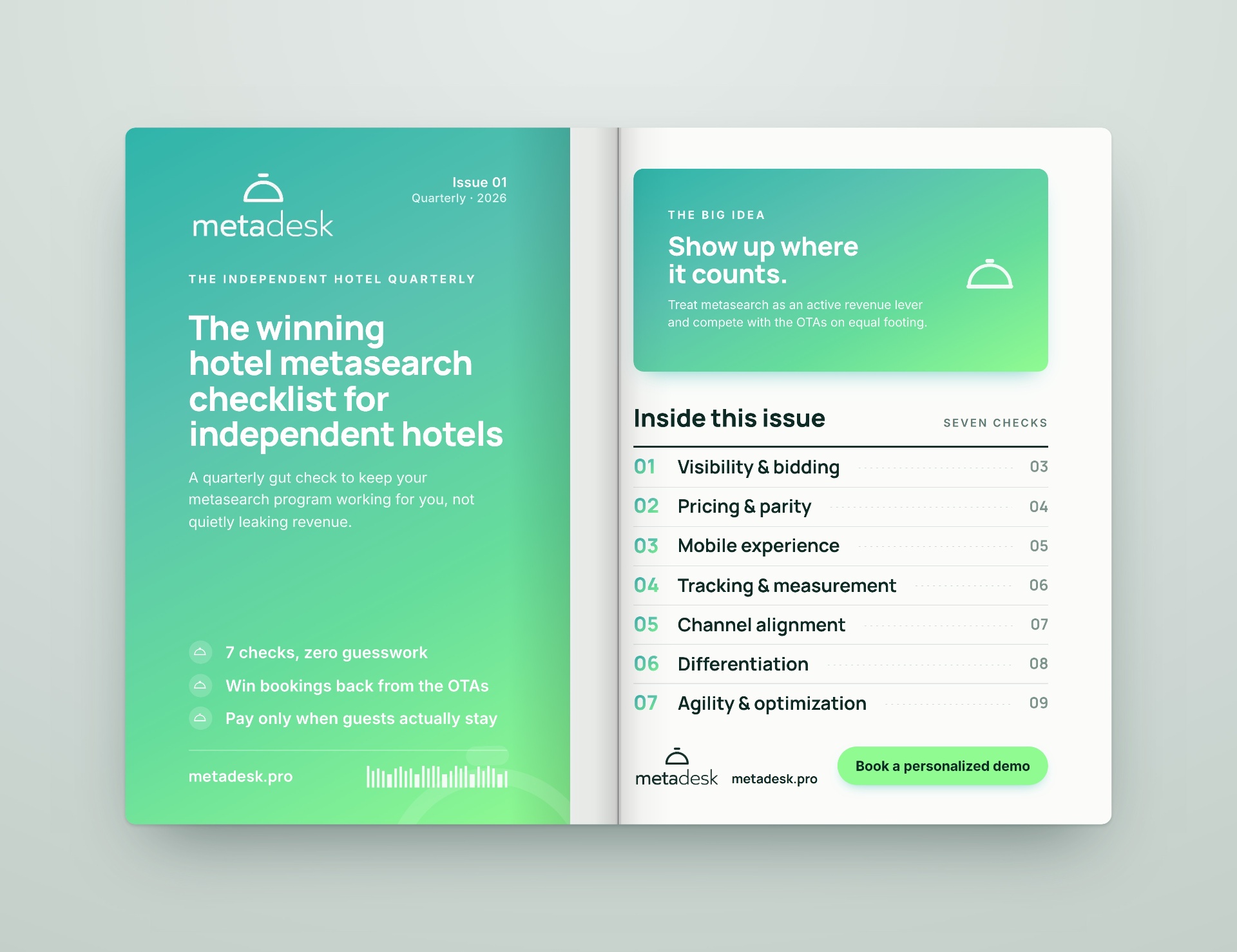 The winning hotel metasearch checklist for independent hotels, open magazine preview